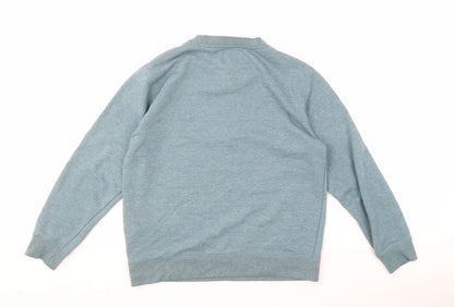 Billabong Boys Blue Crew Neck Logo Sweatshirt - Size 14
