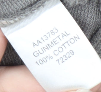 Mens UK Size M Cotton Traders Grey Full Zip Hoodie