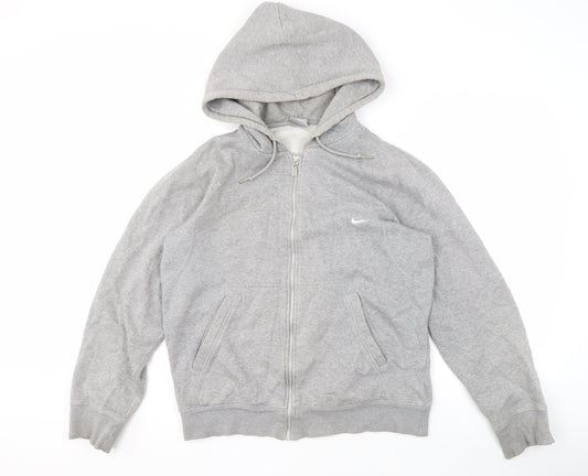 Mens UK Size S Nike Grey Full Zip Hoodie
