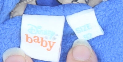 Disney Unisex Baby Puffer Jacket 24 Months Stitch Beige/Blue