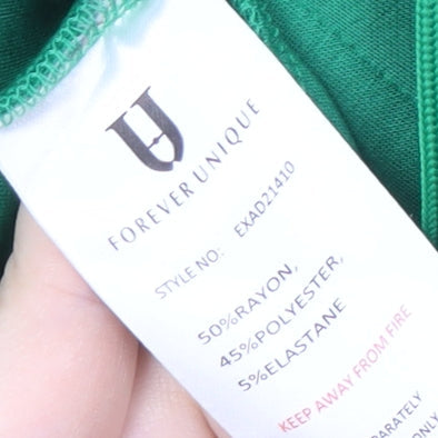 Forever Unique Women's Green Jogger Activewear Trousers
