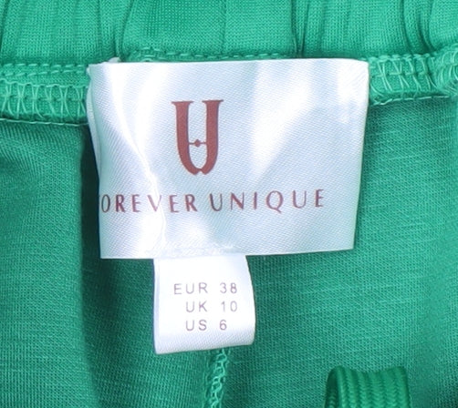 Forever Unique Women's Green Jogger Activewear Trousers