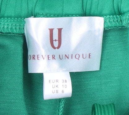 Forever Unique Women's Green Jogger Activewear Trousers