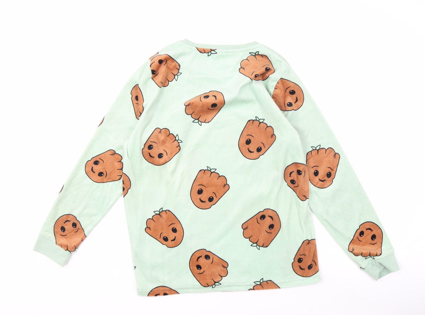 Primark Women's Green Marvel Pyjama Top, Size 10-12
