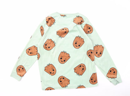 Primark Women's Green Marvel Pyjama Top, Size 10-12