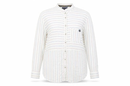 Womens UK Size L Superdry White Basic Button-Up