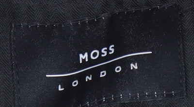 Moss London Men's Multicoloured Plaid Trousers, Size 34