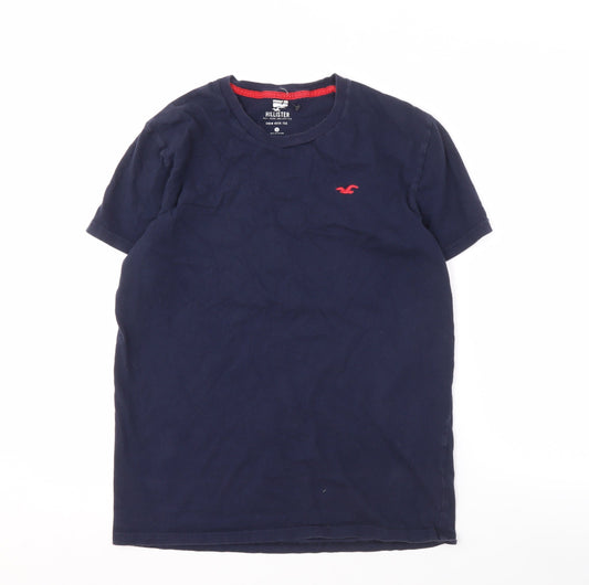 Mens UK Size S Hollister Blue  T-Shirt