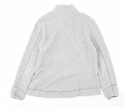 Decathlon Men's Grey Fleece Jacket XL
