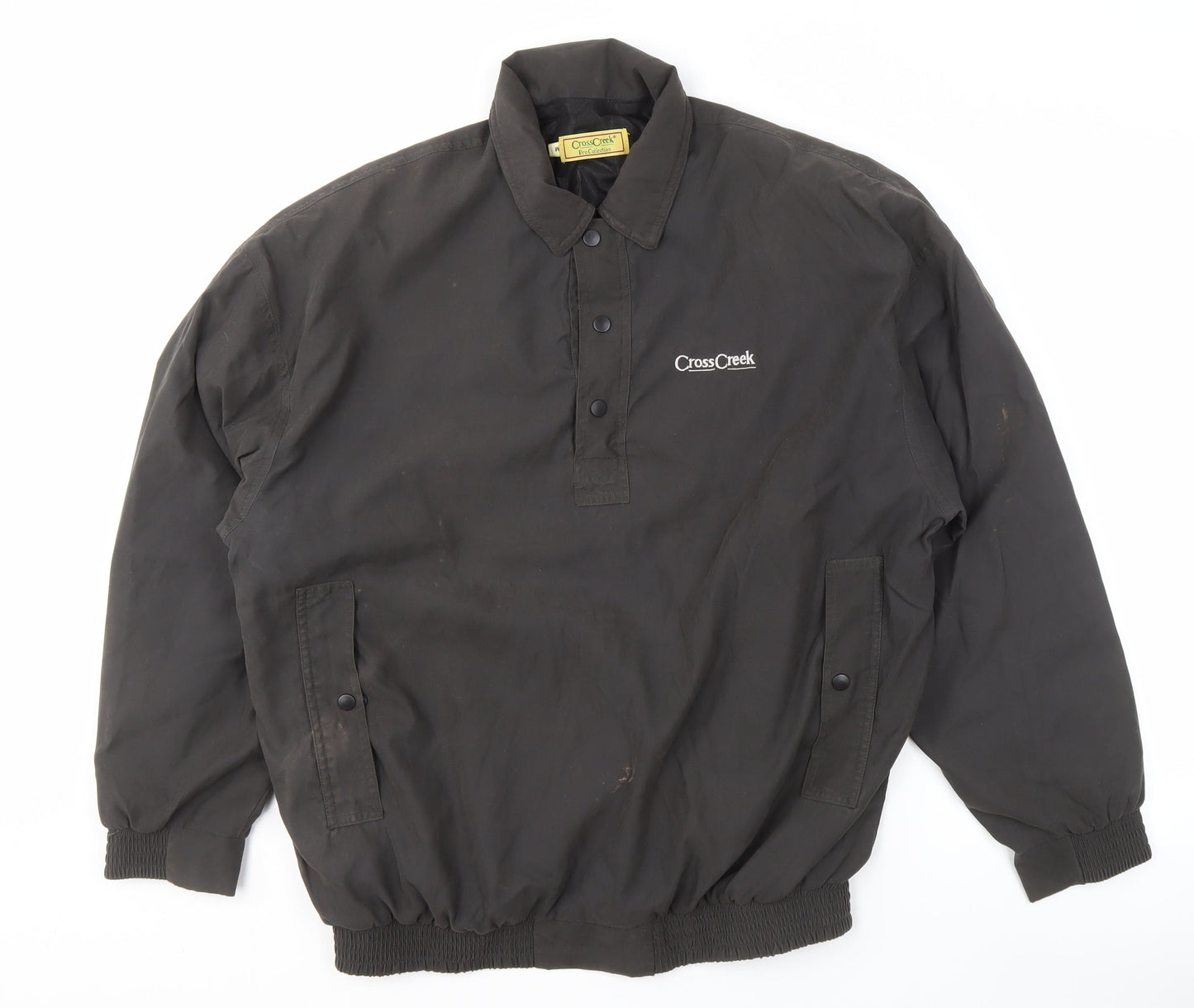 Mens UK Size M CrossCreek Black Basic Jacket