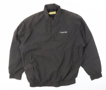 Mens UK Size M CrossCreek Black Basic Jacket