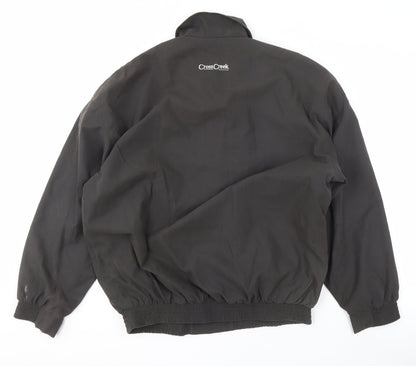 Mens UK Size M CrossCreek Black Basic Jacket