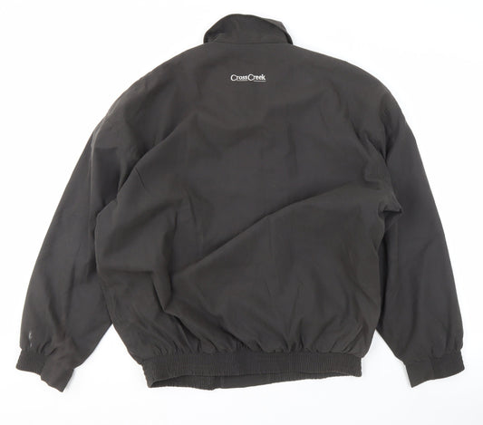 Mens UK Size M CrossCreek Black Basic Jacket