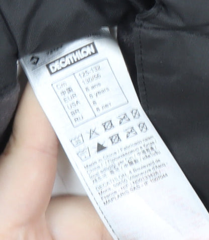 Decathlon Boys' Black Snow Pants 8 Years