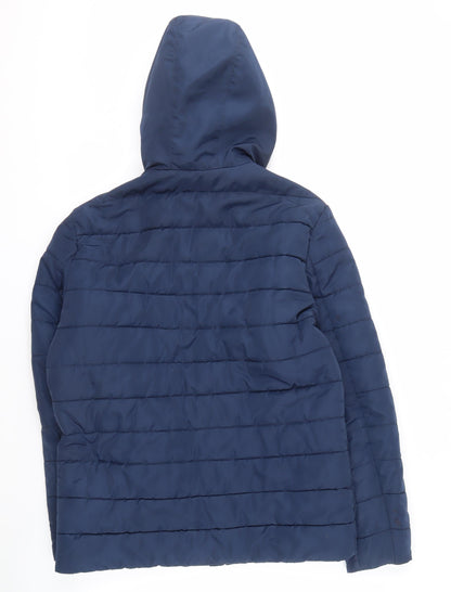 Mens UK Size M ONLY & SONS Blue Puffer Jacket