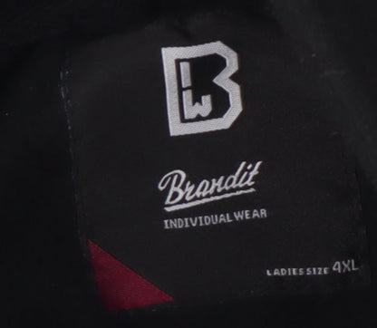 Brandit Women's Black Hooded Coat 4XL Classic Casual