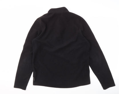 Mens UK Size L DECATHLON Black Pullover Hoodie