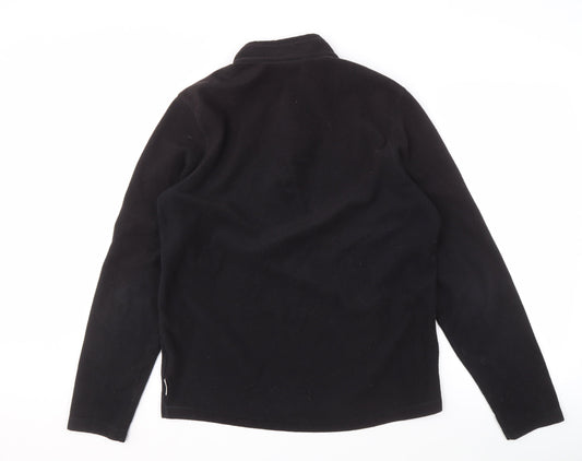 Mens UK Size L DECATHLON Black Pullover Hoodie