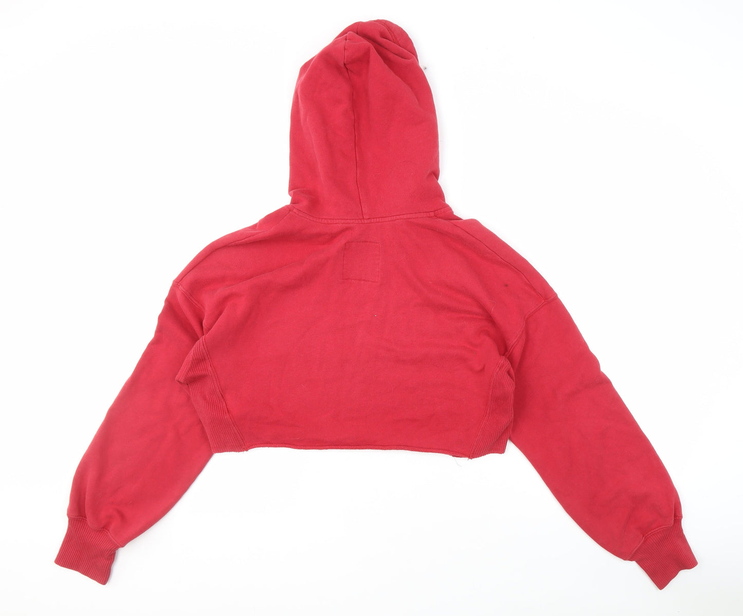 Hollister Women's Red Pullover Hoodie, Size L