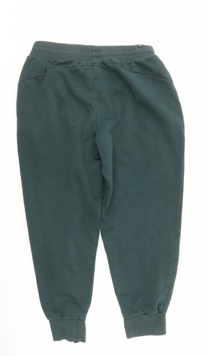 Puma Men's Green Jogger Trousers, Size L - Activewear