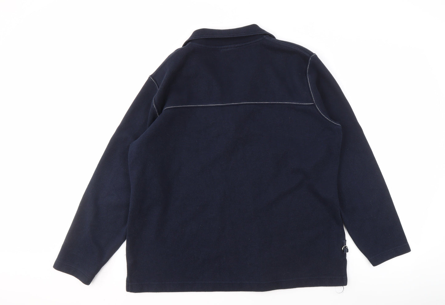 Womenwear by Wind Blue Collared Sweatshirt XL Women