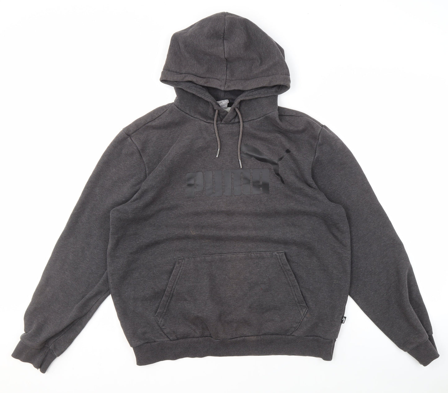 Mens UK Size M PUMA Grey Pullover Hoodie