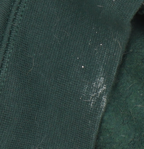 Mens UK Size M Russell Green Pullover Hoodie