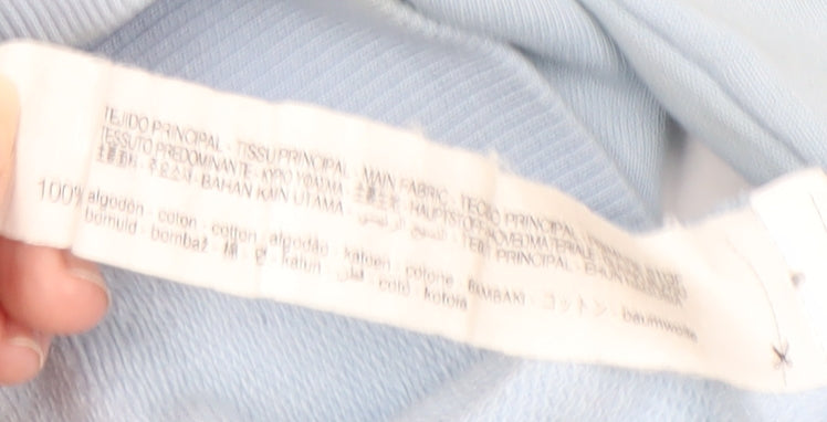 Zara Men's Blue Simpsons Graphic Sweatshirt M