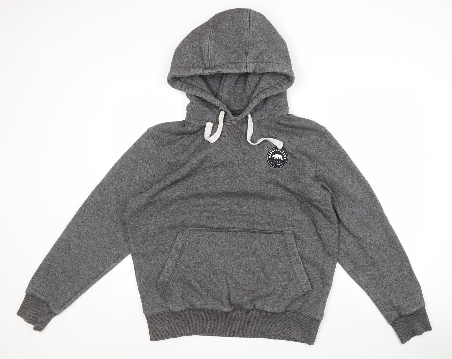 Mens UK Size L SoulCal Grey Pullover Hoodie