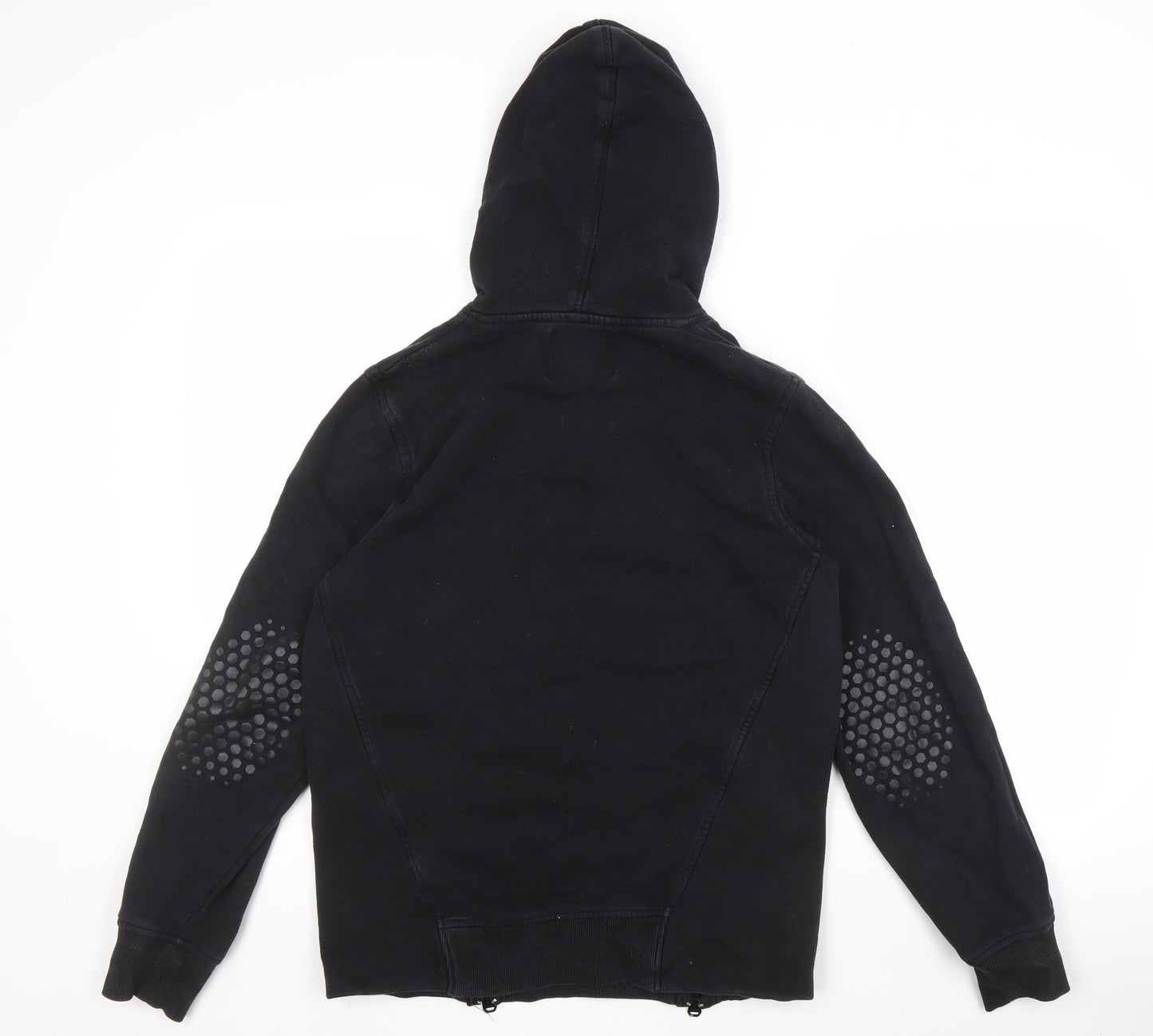 Mens UK Size S JACK & JONES Black Pullover Hoodie