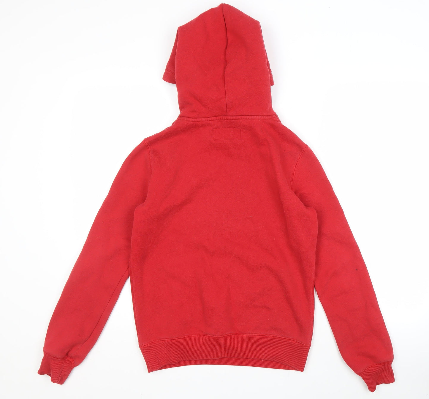 Unisex Adults UK Size S Jack Wills Red Pullover Hoodie
