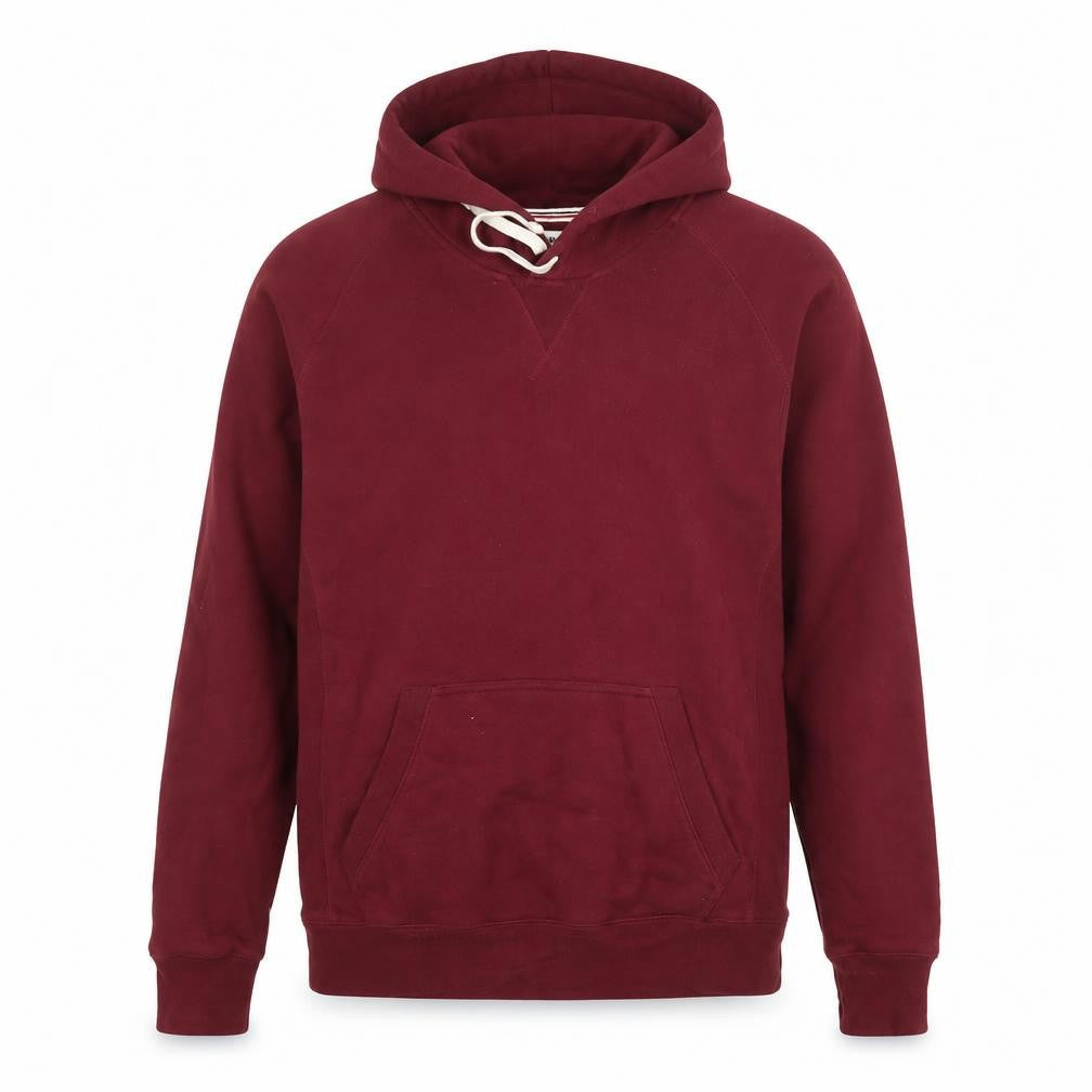 Mens UK Size S Lands' End Red Pullover Hoodie