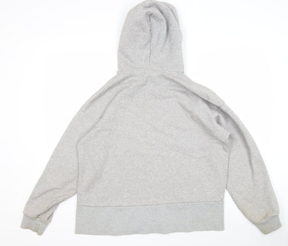 Adidas Women's Grey Cotton Hoodie Size S Regular