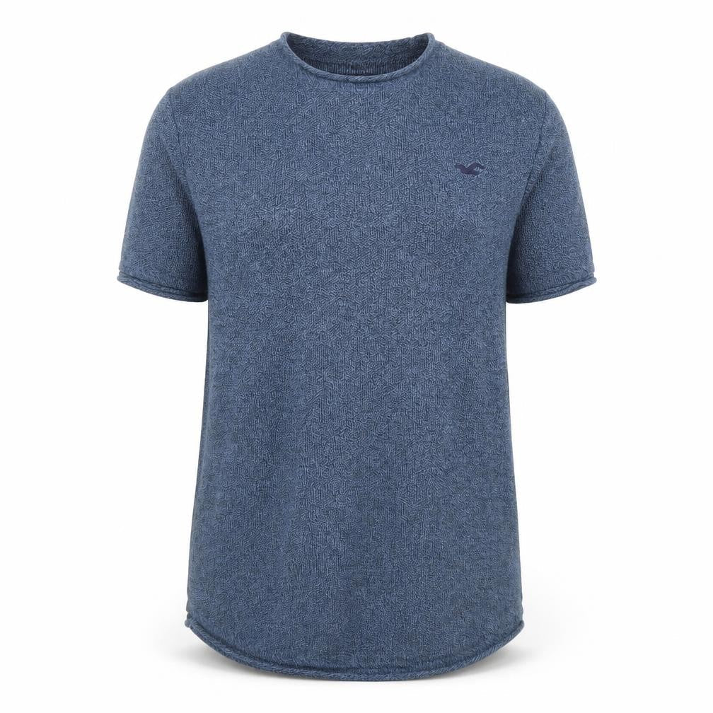 Mens UK Size S Hollister Blue Pullover Jumper