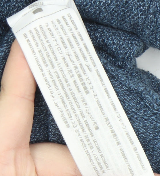 Hollister Men's Blue Crew Neck Pullover Jumper S