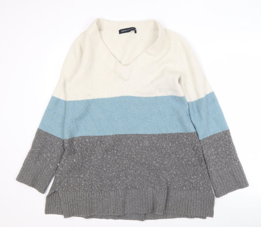 Womens UK Size S French Connection Multicoloured Pullover Jumper