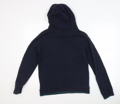 Boys Blue Hoodie 13-14 Years Pullover with Logo