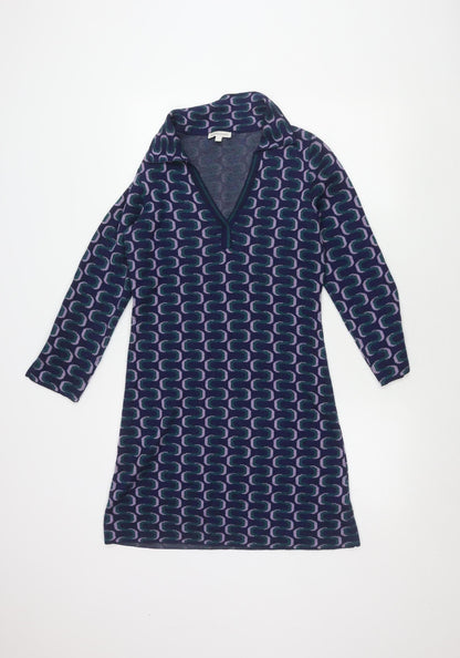 Monsoon Women's Multicoloured Geometric Knit Dress S