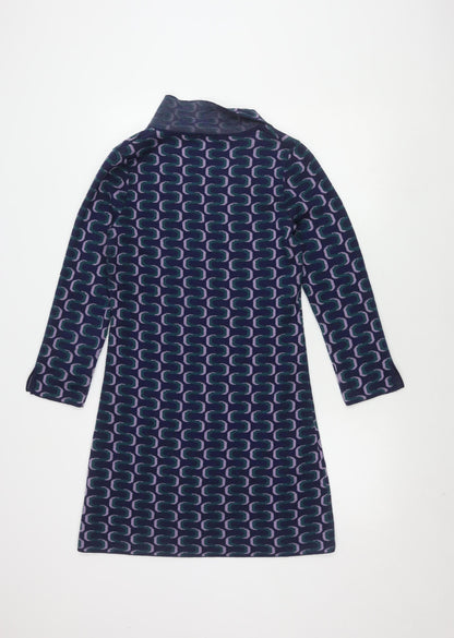 Monsoon Women's Multicoloured Geometric Knit Dress S