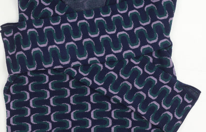 Monsoon Women's Multicoloured Geometric Knit Dress S