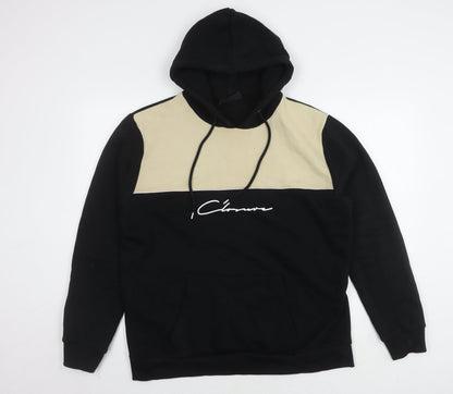 Mens UK Size L Closure London Multicoloured Pullover Hoodie