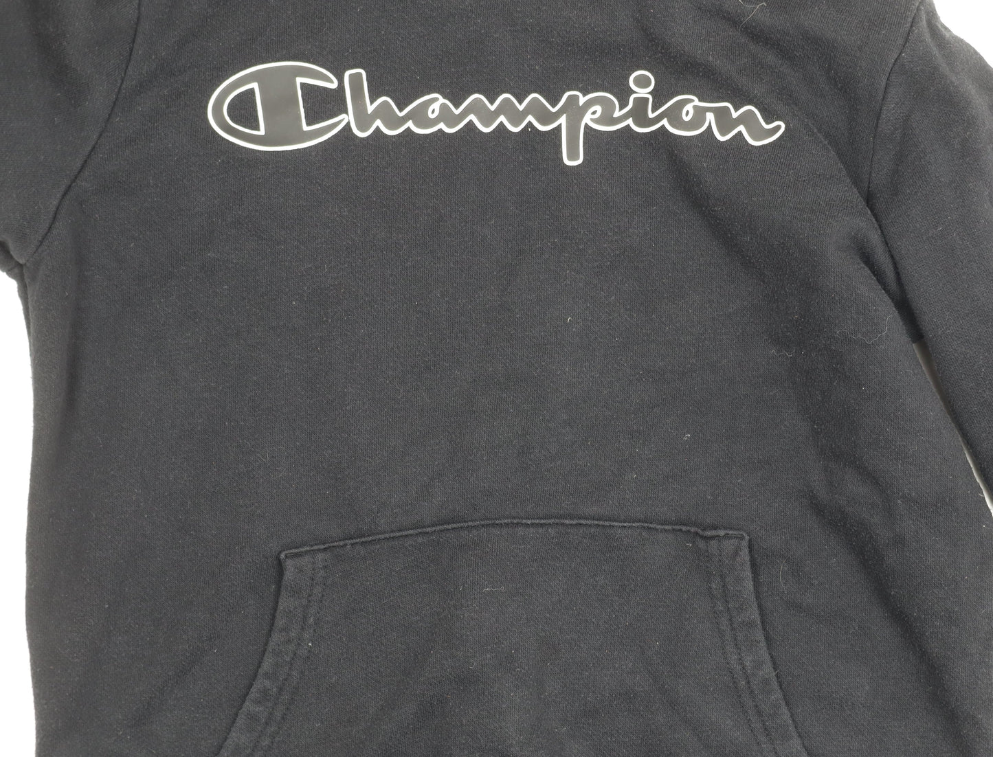 Champion Boys Black Pullover Hoodie L