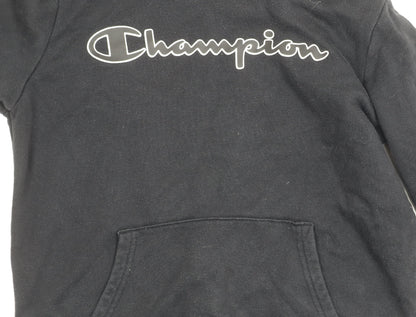 Champion Boys Black Pullover Hoodie L