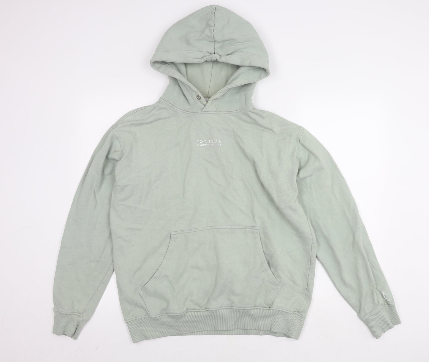 Tom Hope Men's Green Pullover Hoodie - Size L