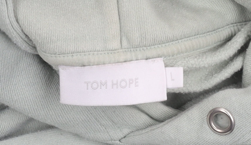Tom Hope Men's Green Pullover Hoodie - Size L