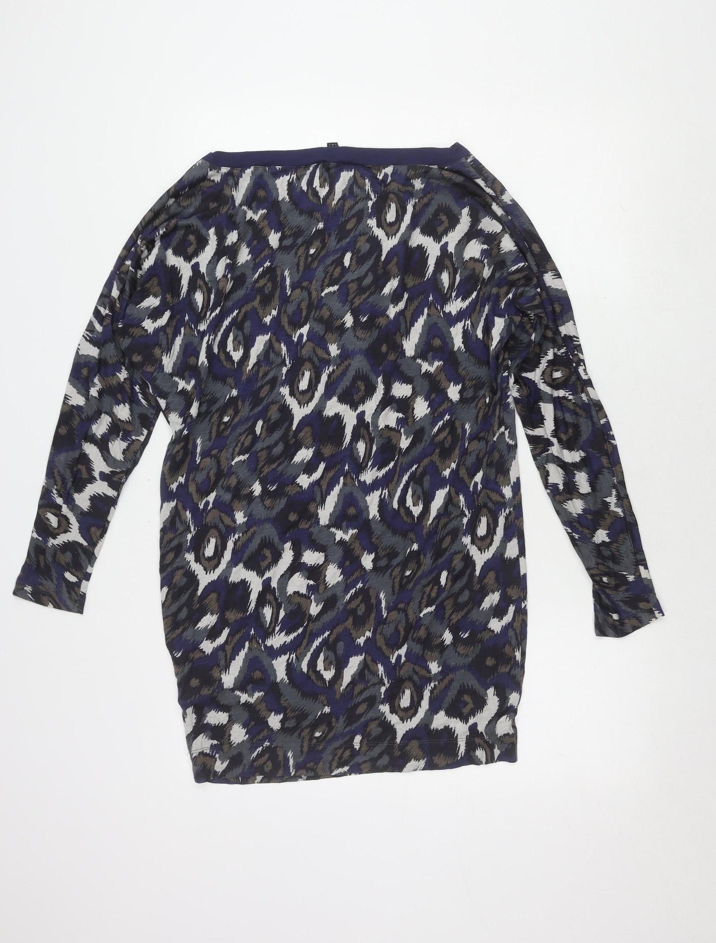 Womens UK Size 8 French Connection Multicoloured Tunic T-Shirt