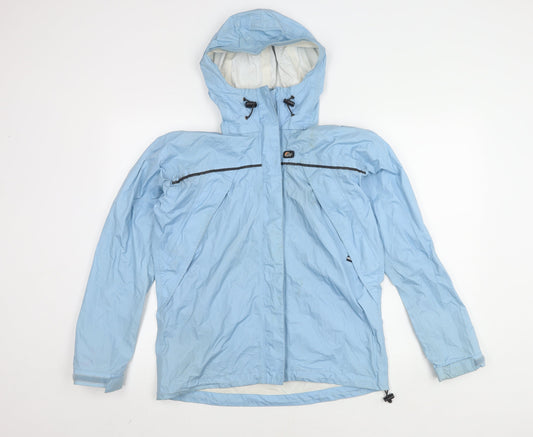 Womens UK Size S Lowe Alpine Blue Windbreaker Coat