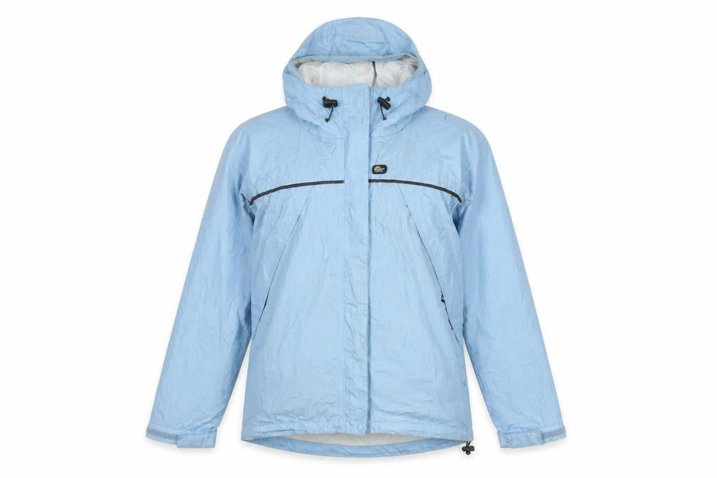 Womens UK Size S Lowe Alpine Blue Windbreaker Coat