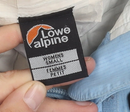 Womens UK Size S Lowe Alpine Blue Windbreaker Coat