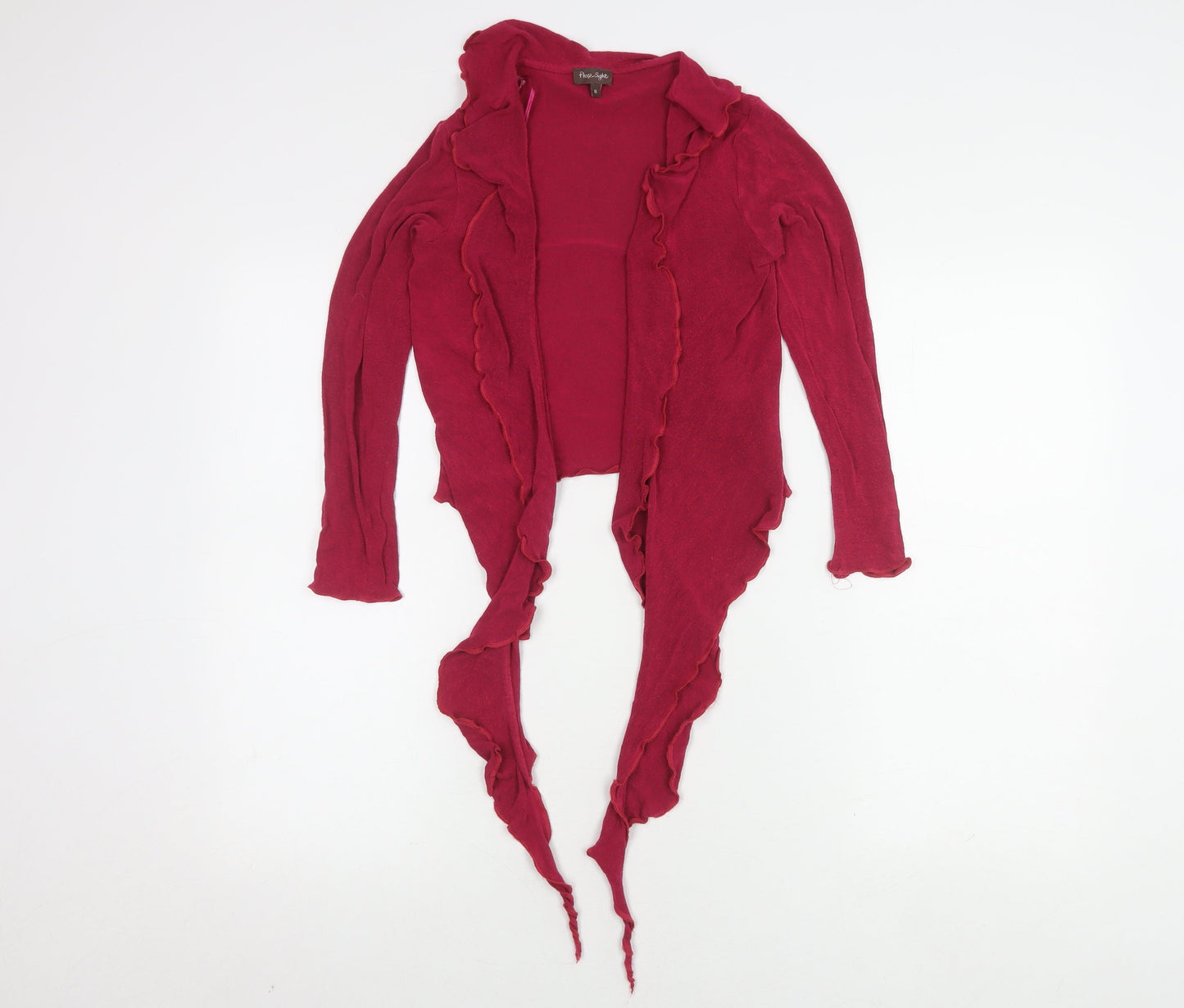 Womens UK Size 8 Phase Eight Red Wrap Jumper